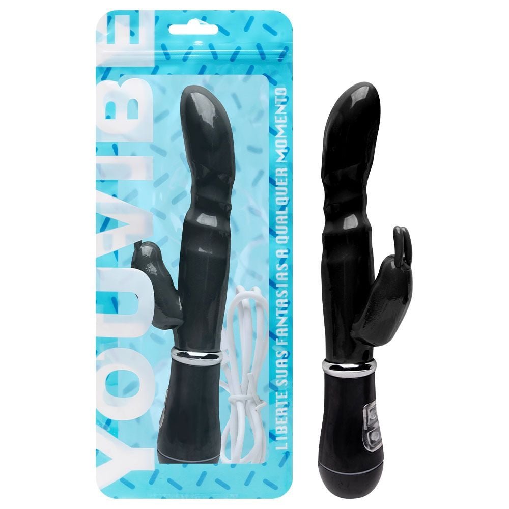 Vibrador Silicone Rabbit 8 Vibrações Usb Vipmix