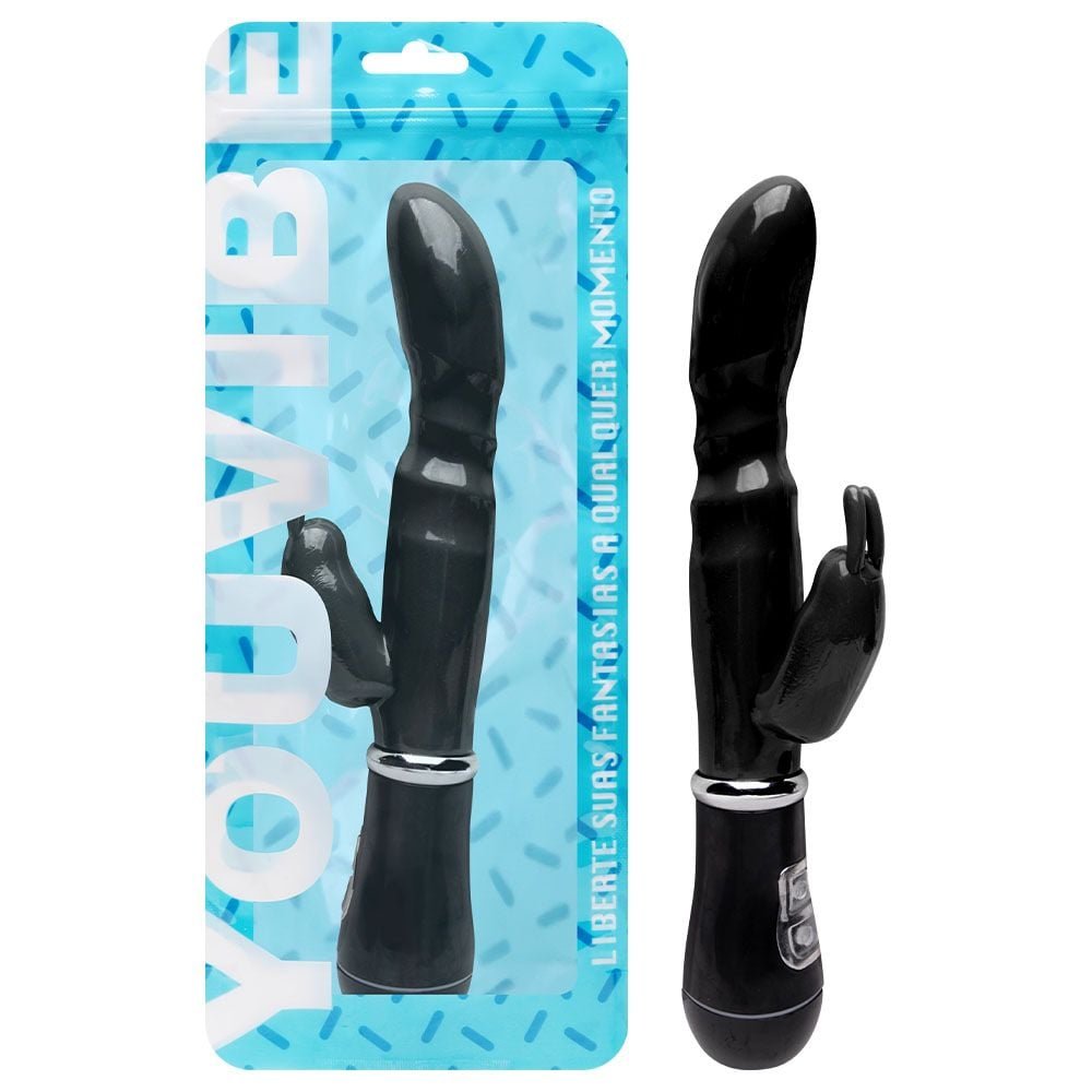 Vibrador Silicone Rabbit 8 Vibrações Vipmix