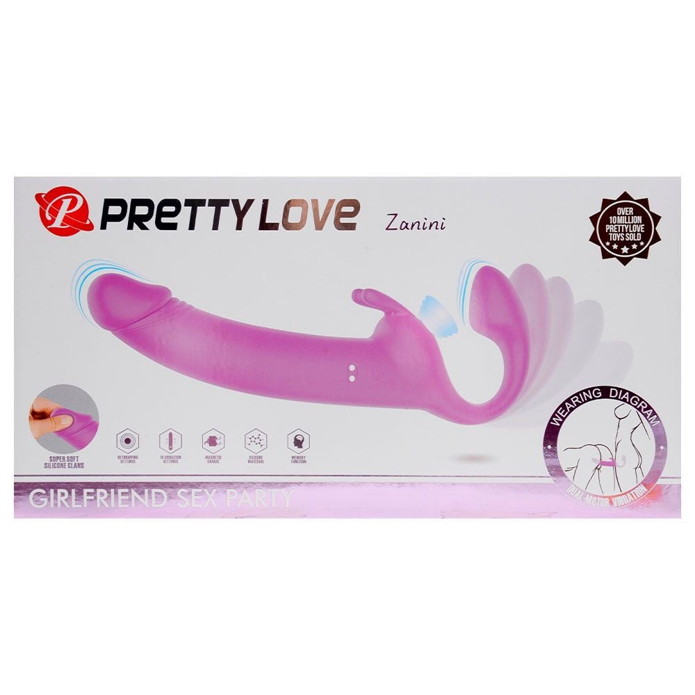Vibrador Strapless 10 Modos Zanini Pretty Love Vipmix