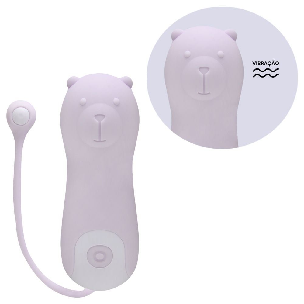 Vibrador Ursinho 10 Vibrações Lilo Vipmix