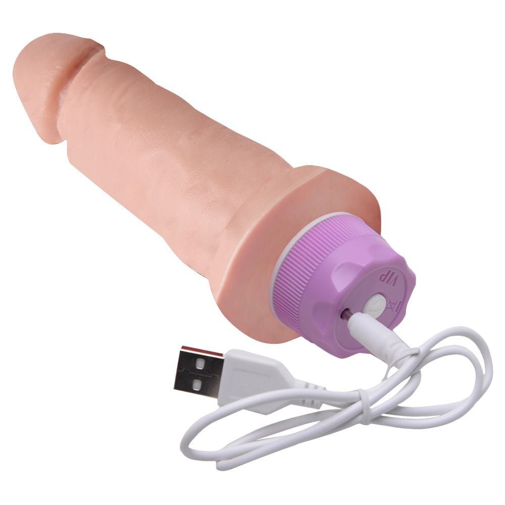 Vibrador Usb Recarregável 15,5 X 3,7cm 10 Vibrações Kgel