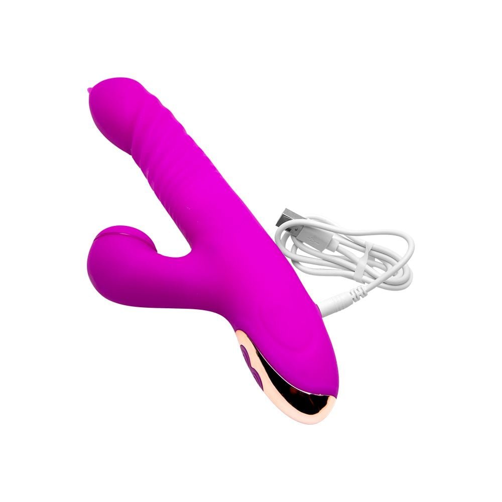 Vibrador Vai E Vem 8 Vibrações Aquece Sanders Vipmix