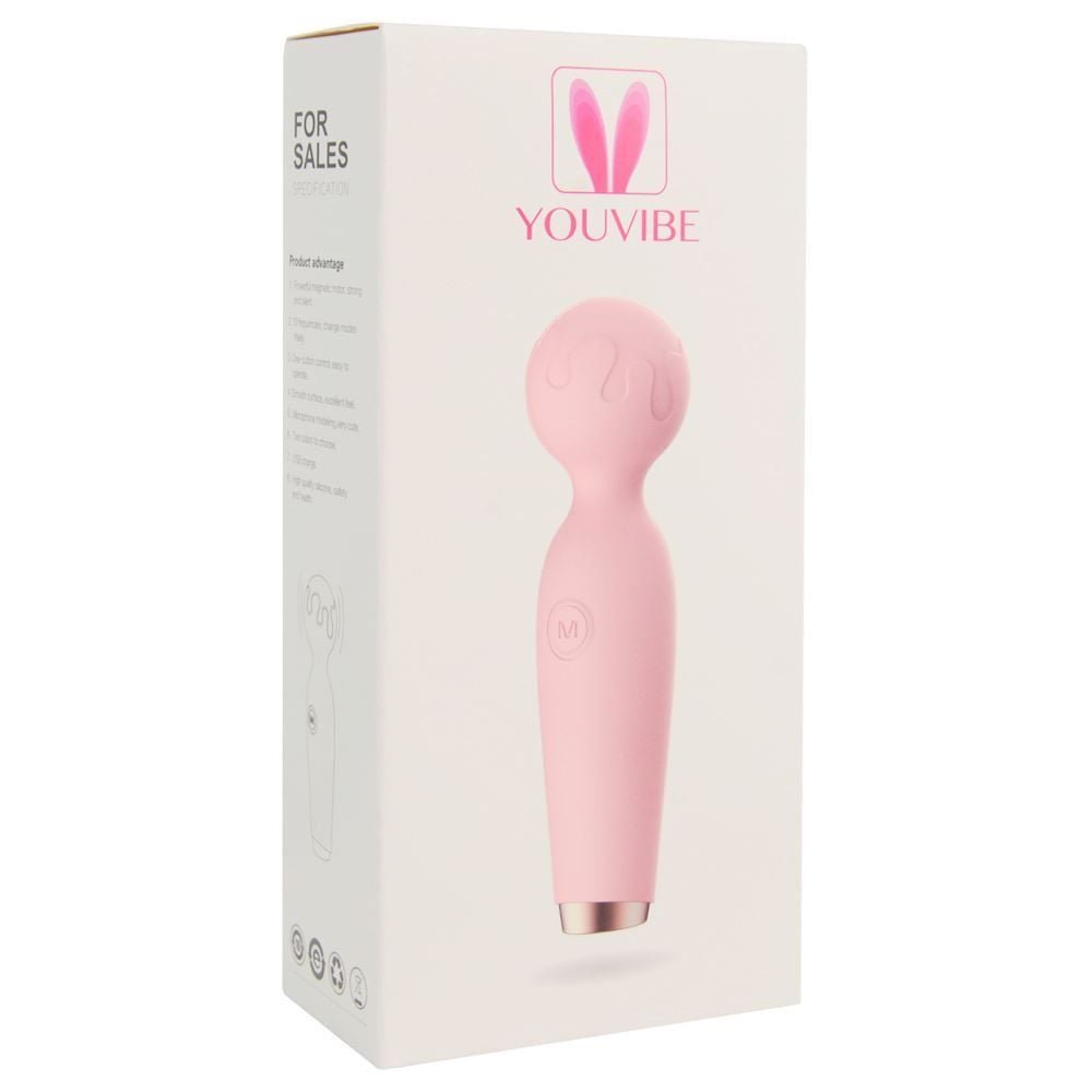 Vibrador Varinha Mágica 10 Modos Recarregável Vipmix