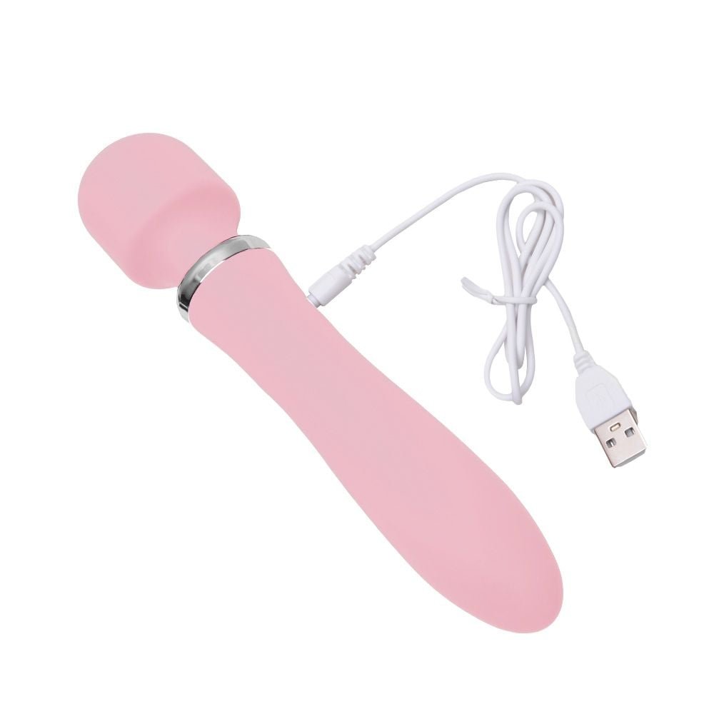 Vibrador Varinha Mágica 10 Vibrações Usb Lilo Vipmix
