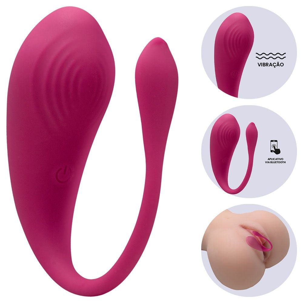 Vibrador Via App Glande Usb 9 Vibrações Yaffa