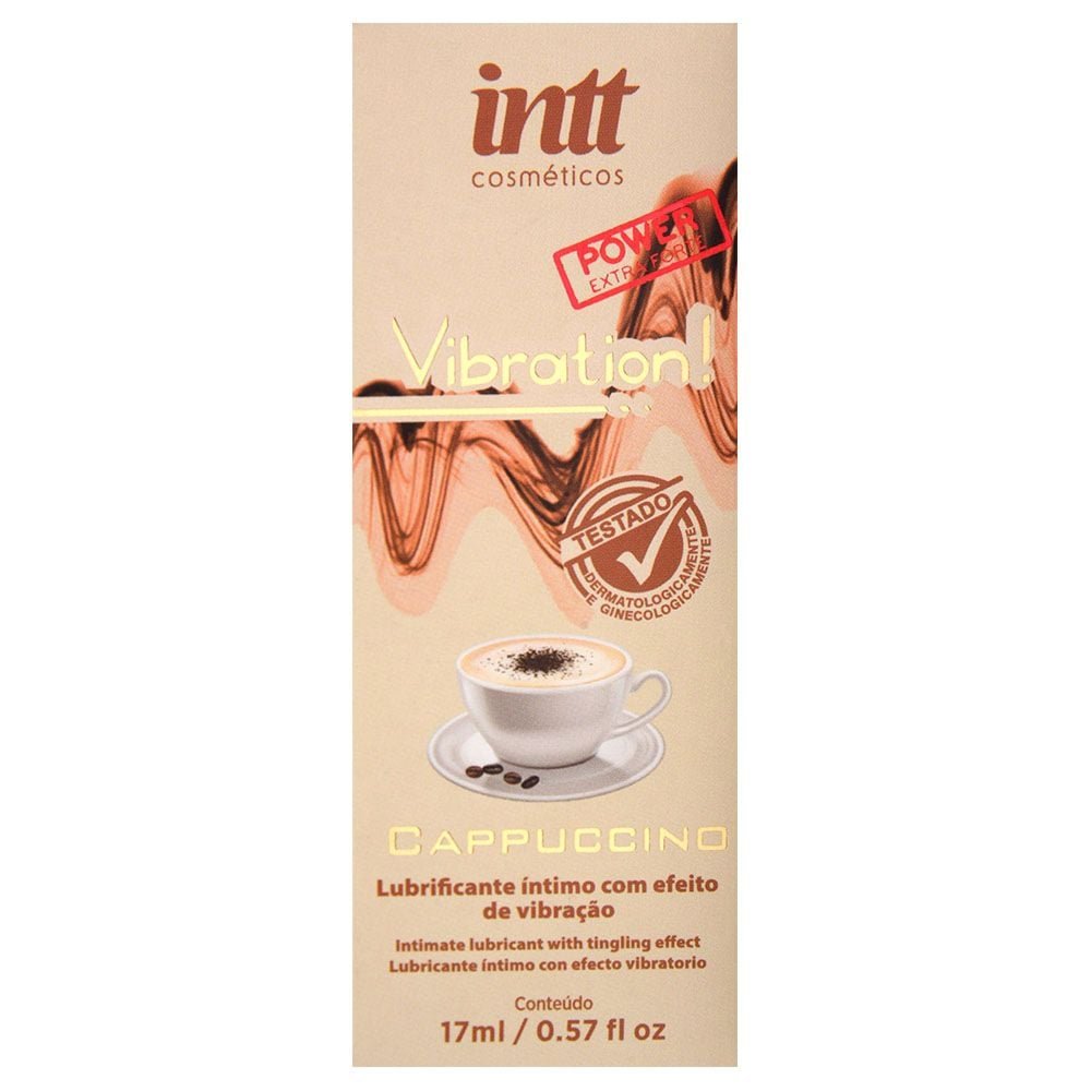 Vibration Gel Capuccino Power Vibração Hot 17ml Intt