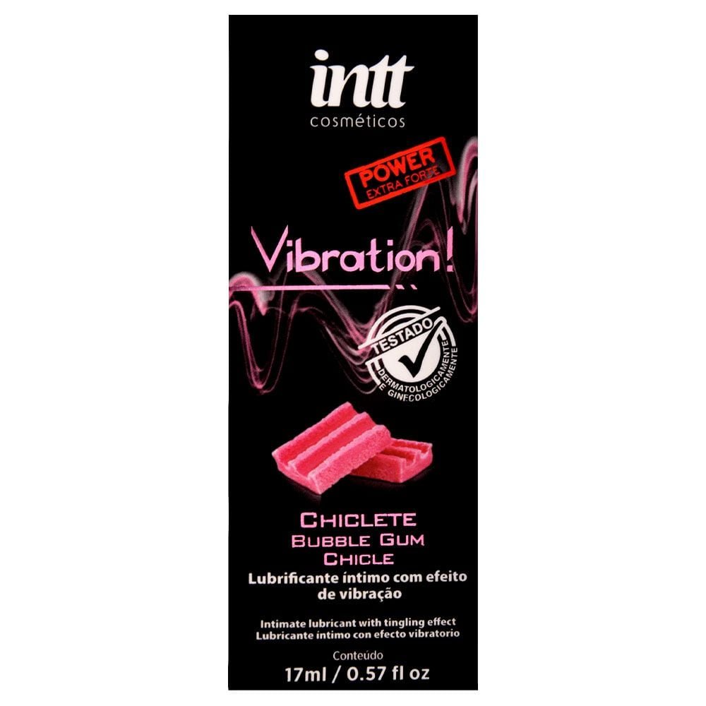 Vibration Gel Chiclete Power Vibração Hot 17ml Intt