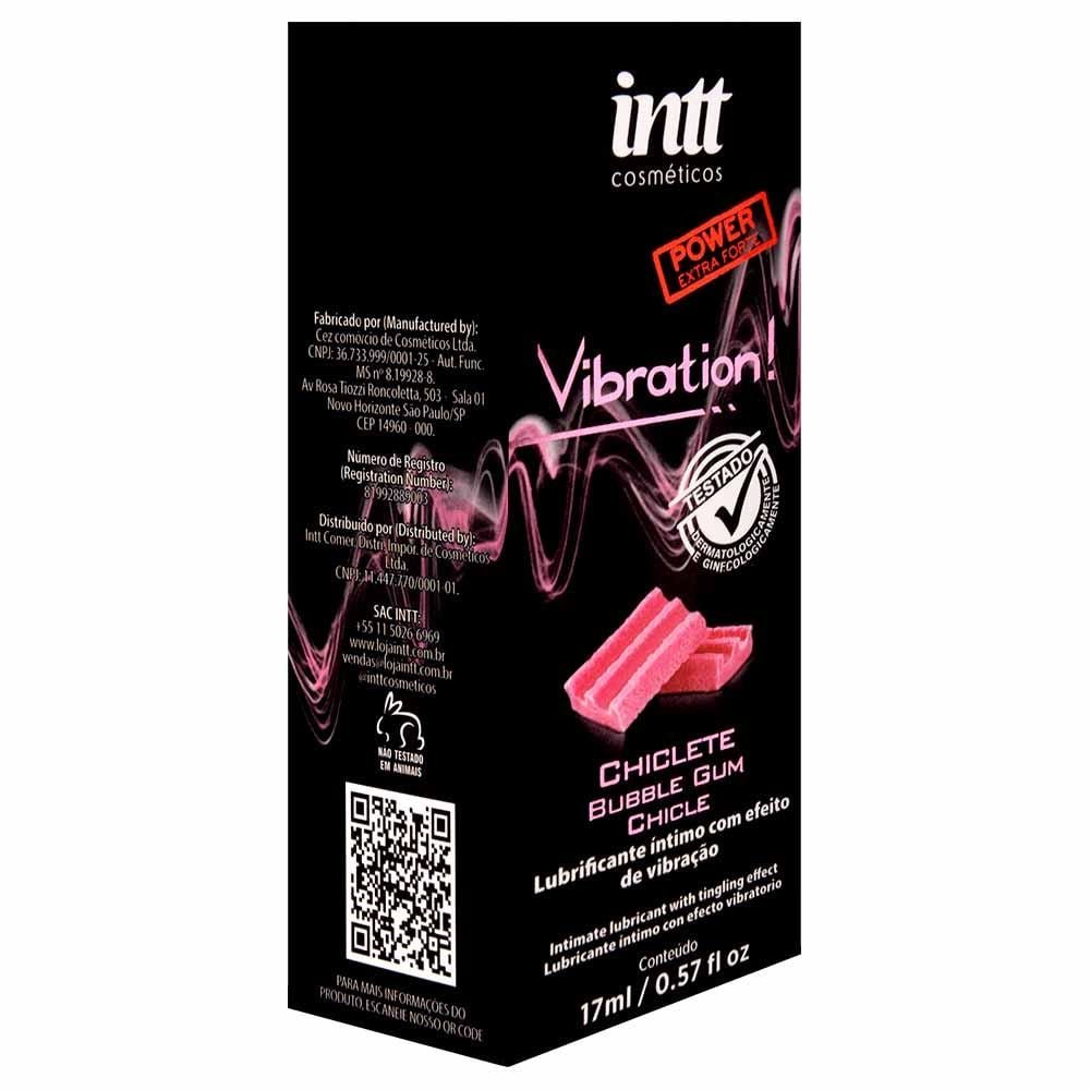 Vibration Gel Chiclete Power Vibração Hot 17ml Intt