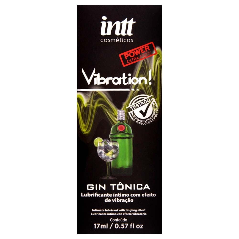 Vibration Gel Gin Power Vibração Hot 17ml Intt