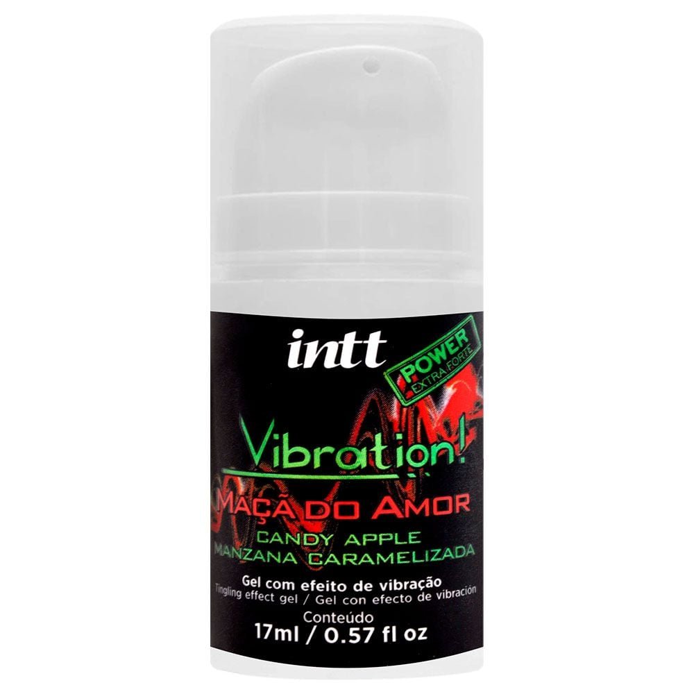 Vibration Gel Maçã Do Amor Vibração Hot 17ml Intt