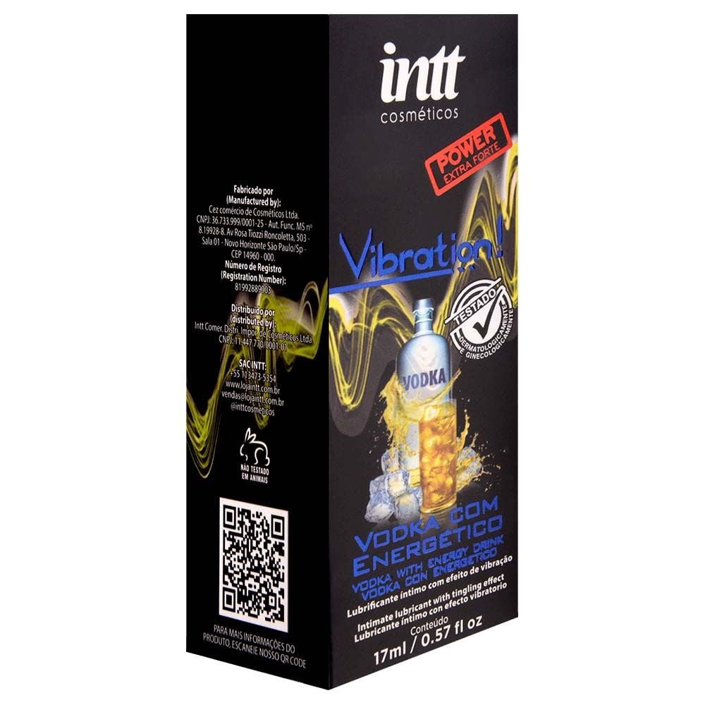 Vibration Vodka Com Energético Vibração Hot 17ml Intt