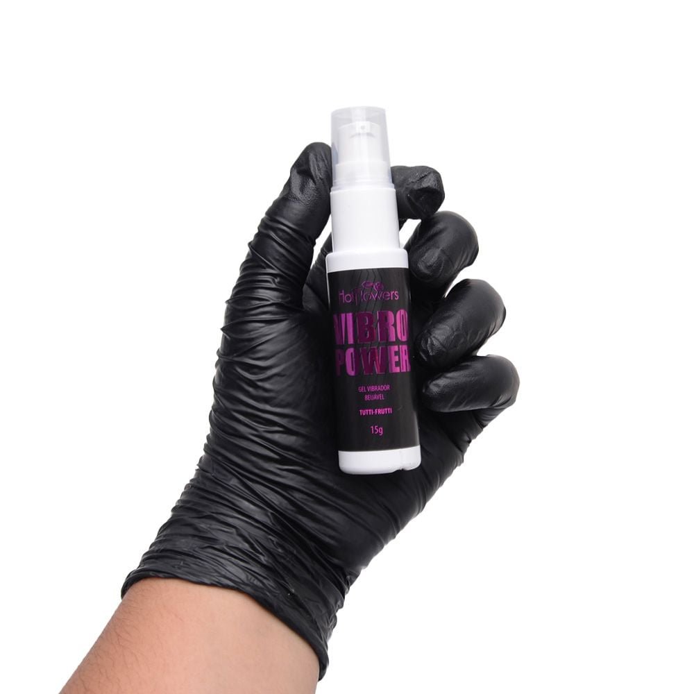 Vibro Power Gel Beijável Vibrador 15g Hot Flowers