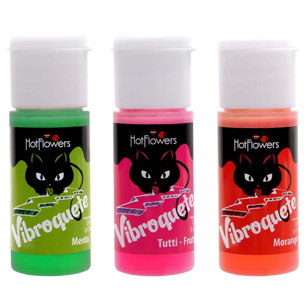 Vibroquete Loção Vibrante 12ml Hot Flowers