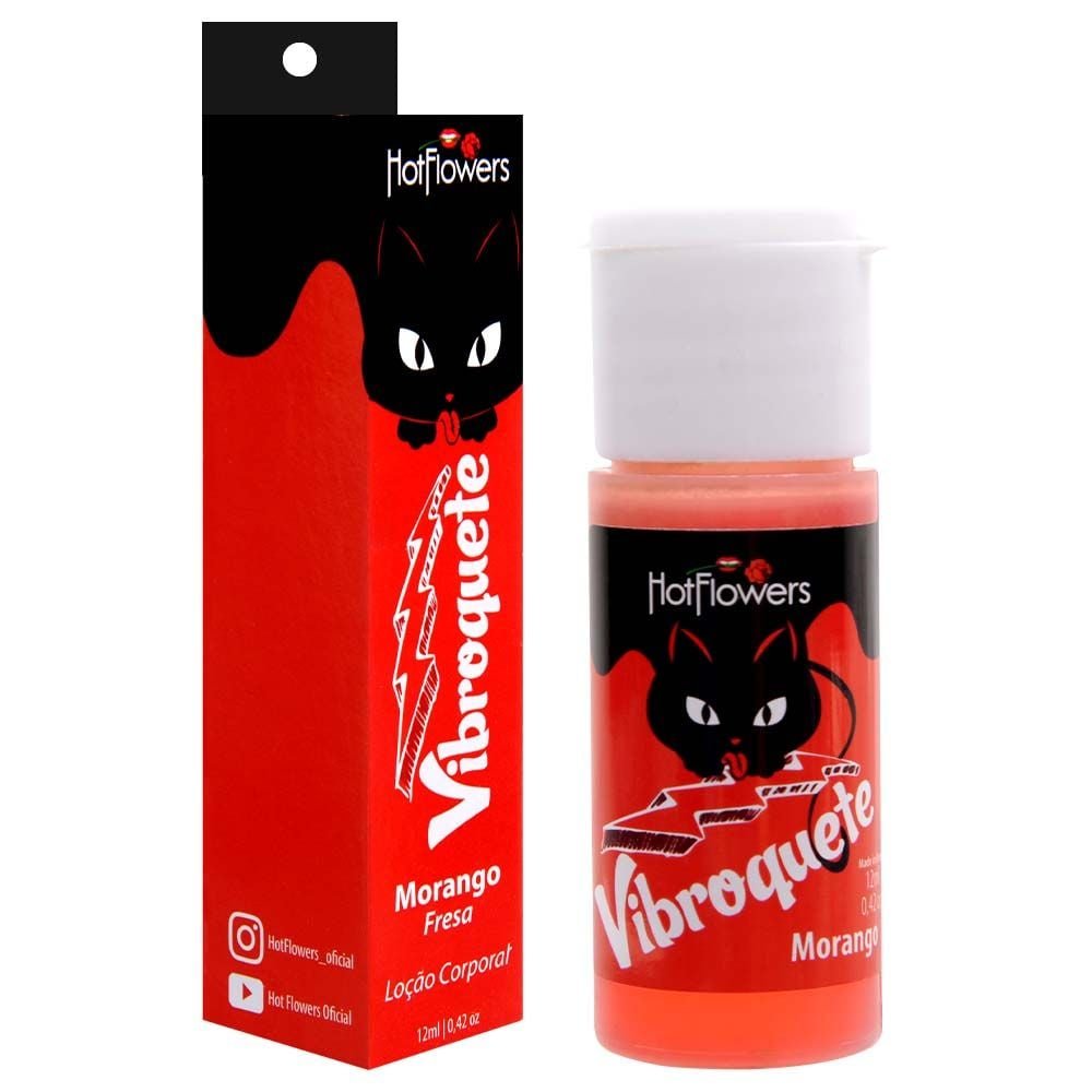 Vibroquete Loção Vibrante 12ml Hot Flowers