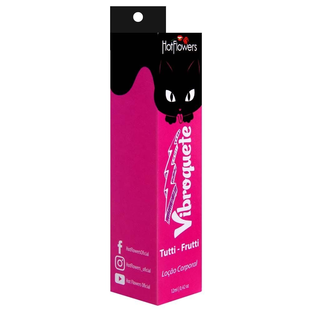 Vibroquete Loção Vibrante 12ml Hot Flowers