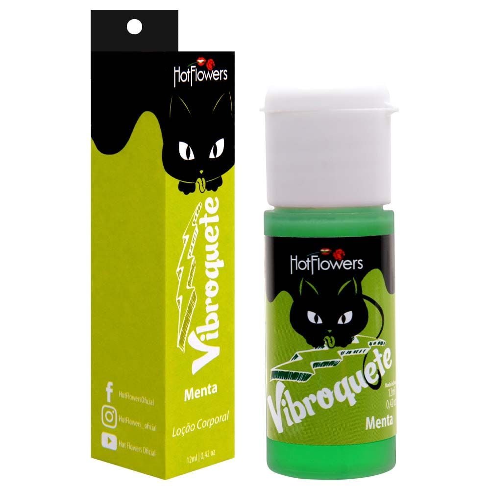 Vibroquete Loção Vibrante 12ml Hot Flowers