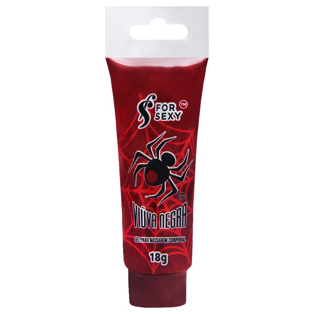 Viúva Negra Gel Esquenta E Vibra Unissex 18g For Sexy