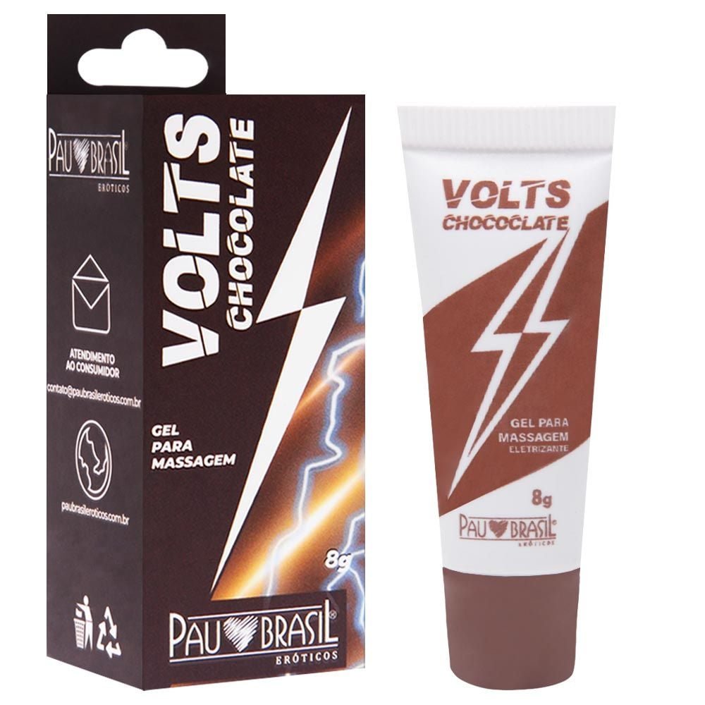 Volts Vibrador Líquido Aromático 8g Pau Brasil