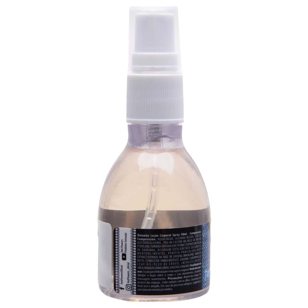Volumão Intensificador De Macho Spray 50ml Hot Flowers