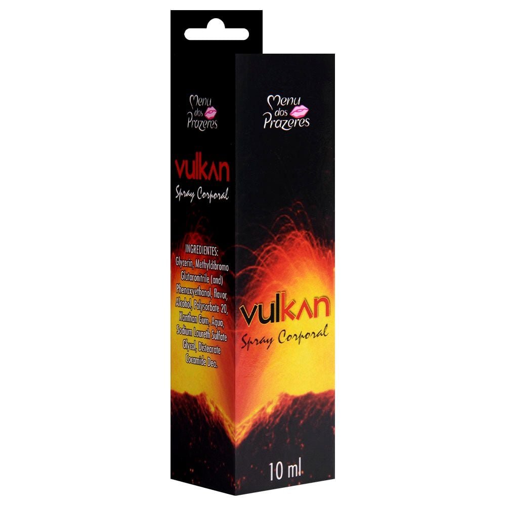 Vulkan Spray Super Excitante 10ml Menu Dos Prazeres