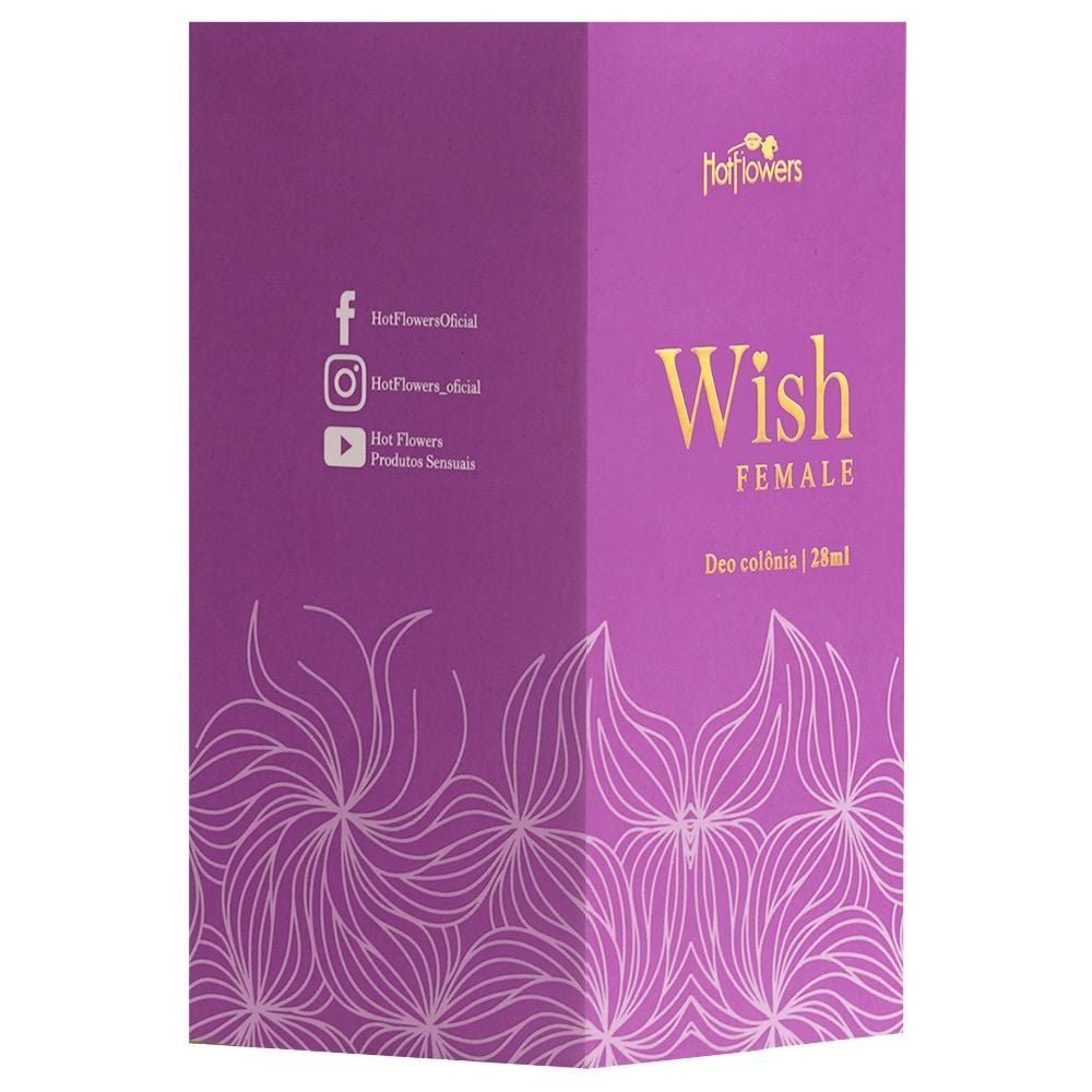 Wish Female Deo Colônia Feminina 28ml Hot Flowers