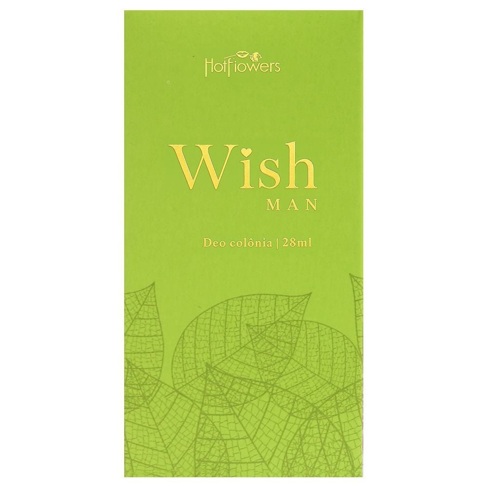 Wish Man Deo Colônia Masculina 28ml Hot Flowers