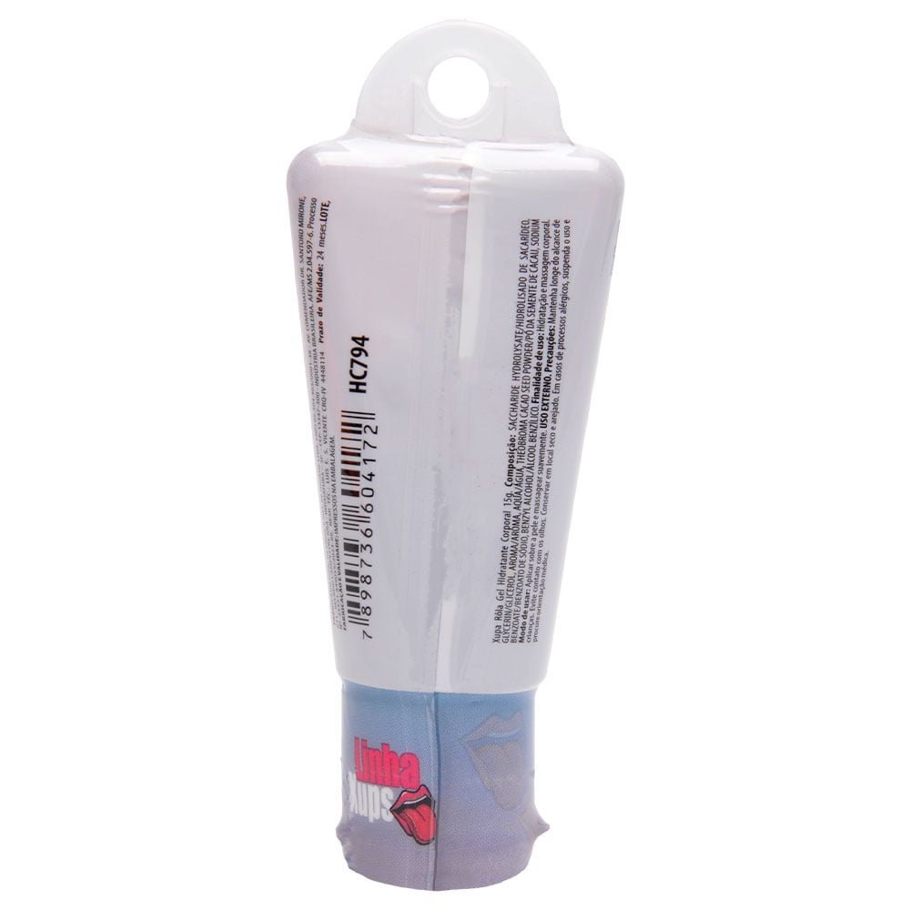 Xupa Rola Gel Beijável Masculino 15g Hot Flowers