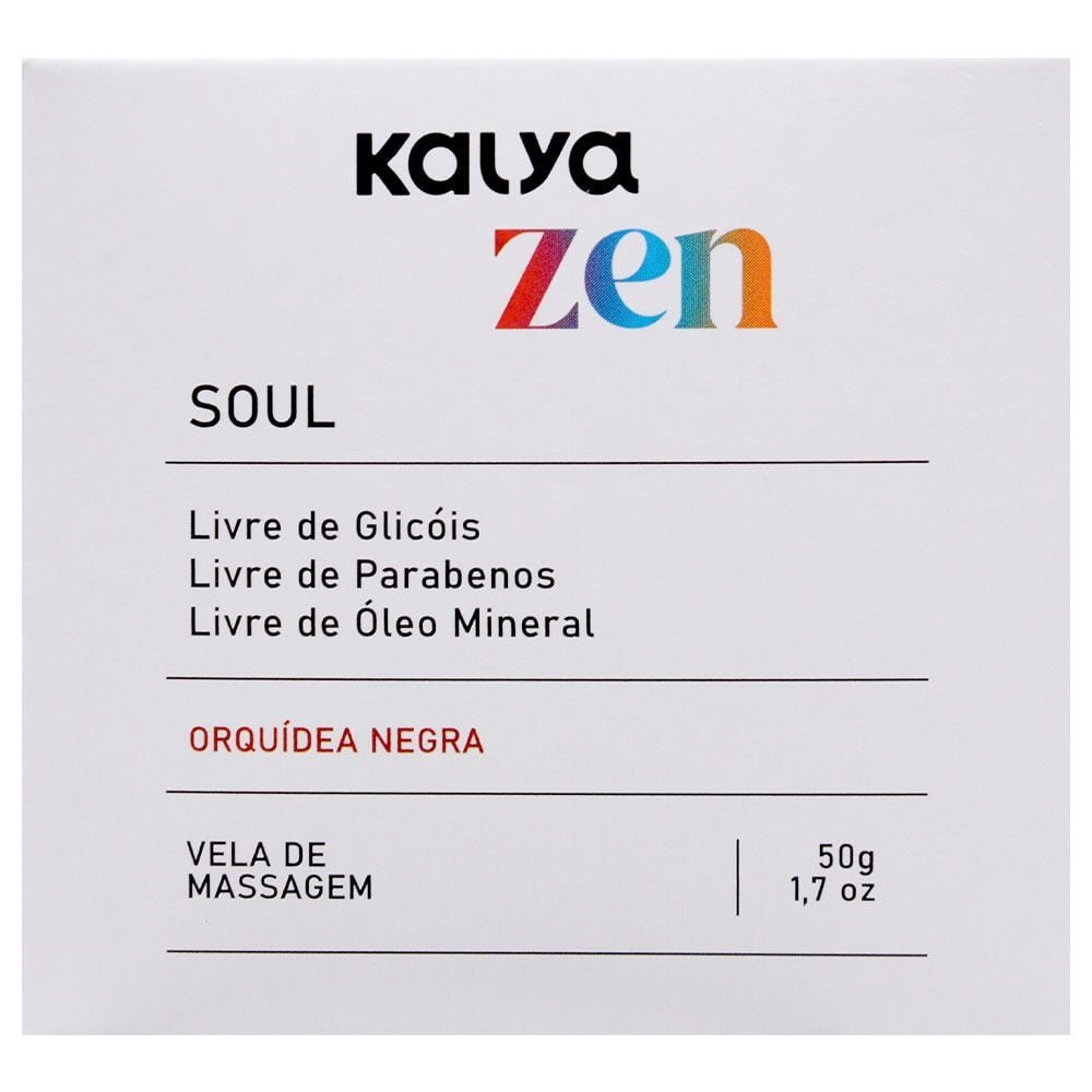 Zen Vela De Massagem Sensual 50g Kalya