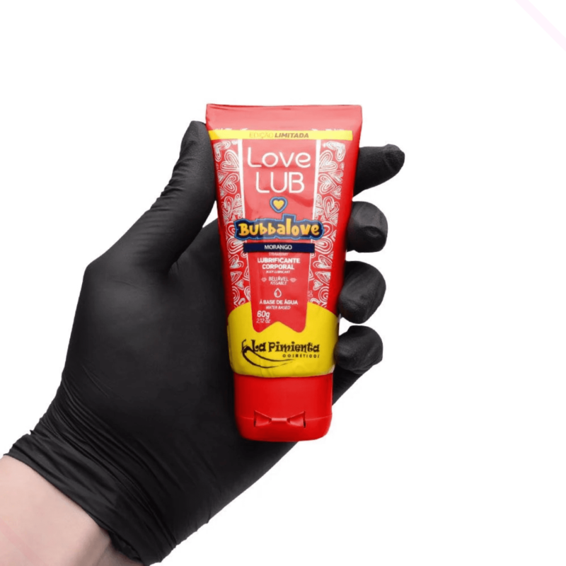 Lubrificante Love Lub Bubbalove 60G Morango